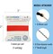 Griffin Nylon Bead Cord Perlseide – Size 2 (0.45mm) – 2 Meters per Card – Stainless Steel Needle Attached – for Knotting Pearls, Gemstones, Crystals and Beads